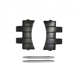 Stainless steel bracelet black DLC for Nav B 44 Chrono Black DLC