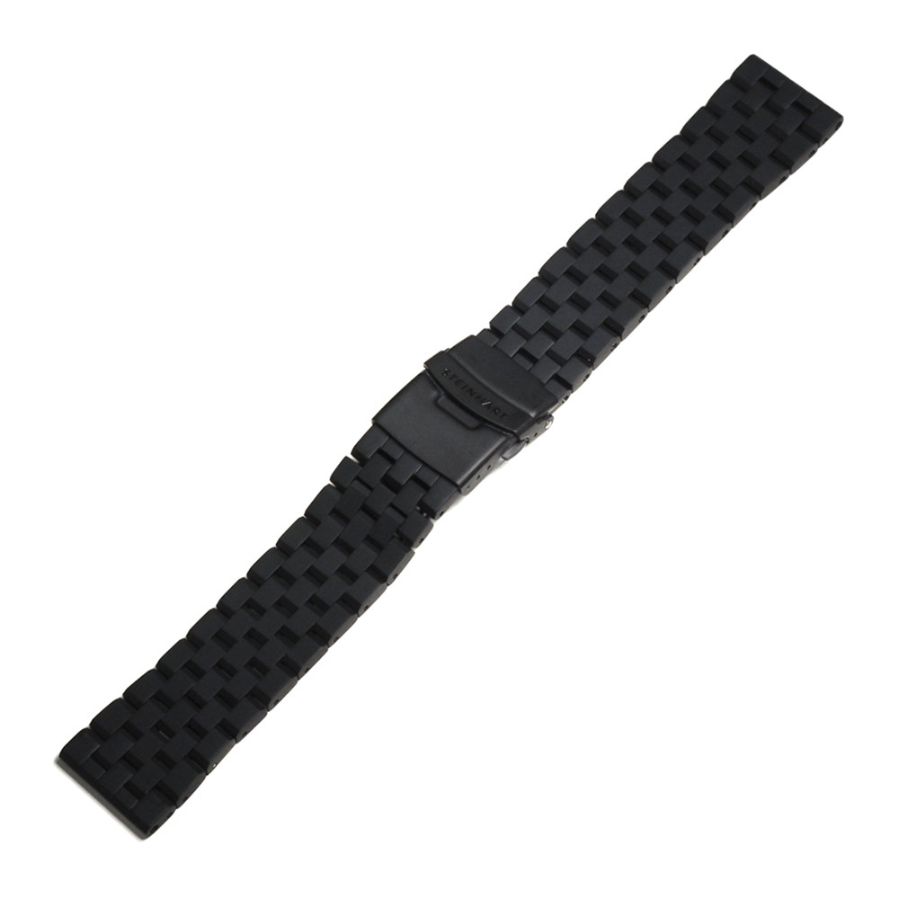 Stainless steel bracelet black DLC for Aviation