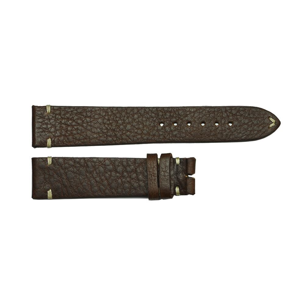 Leather strap vintage brown size M