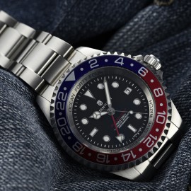 OCEAN Forty Four GMT BLUE-RED 